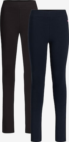 WE Fashion Skinny Leggings in Blue: front