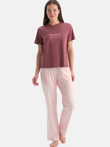 Dagi Pyjama in Pink: Vorderseite