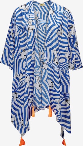 Cape 'Snoopy-Print' CODELLO en bleu : devant