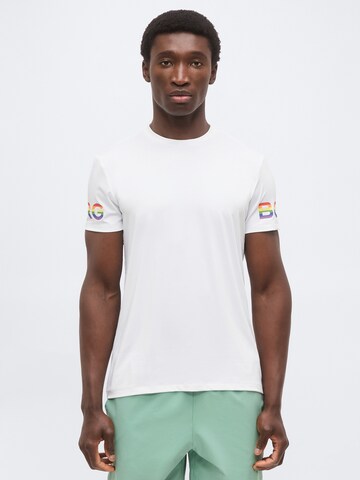 T-Shirt fonctionnel BJÖRN BORG en blanc : devant