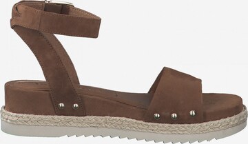 TAMARIS Strap sandal in Brown