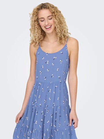 Robe d’été 'MAJ LIFE' ONLY en bleu