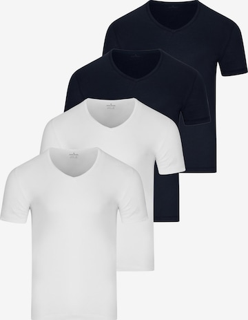 Ragman Undershirt 'Basic' in Blue: front