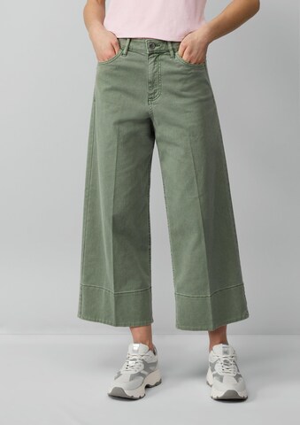 s.Oliver Wide leg Jeans in Green: front