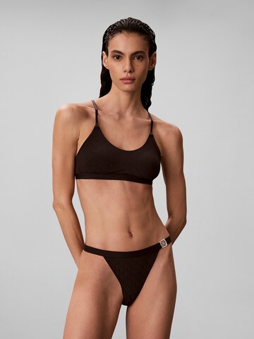 Bustier Soutien-gorge Calvin Klein Underwear en noir : devant