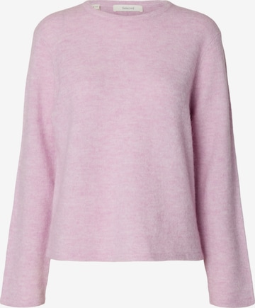 Pullover 'SLWLULU' di SELECTED in lilla: frontale