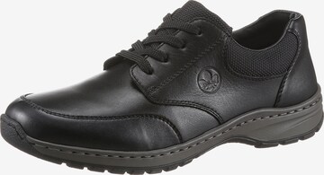 Chaussure à lacets Rieker en noir : devant