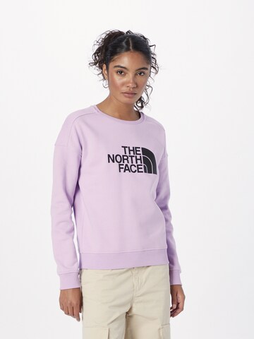 THE NORTH FACE Sweatshirt i lila: framsida
