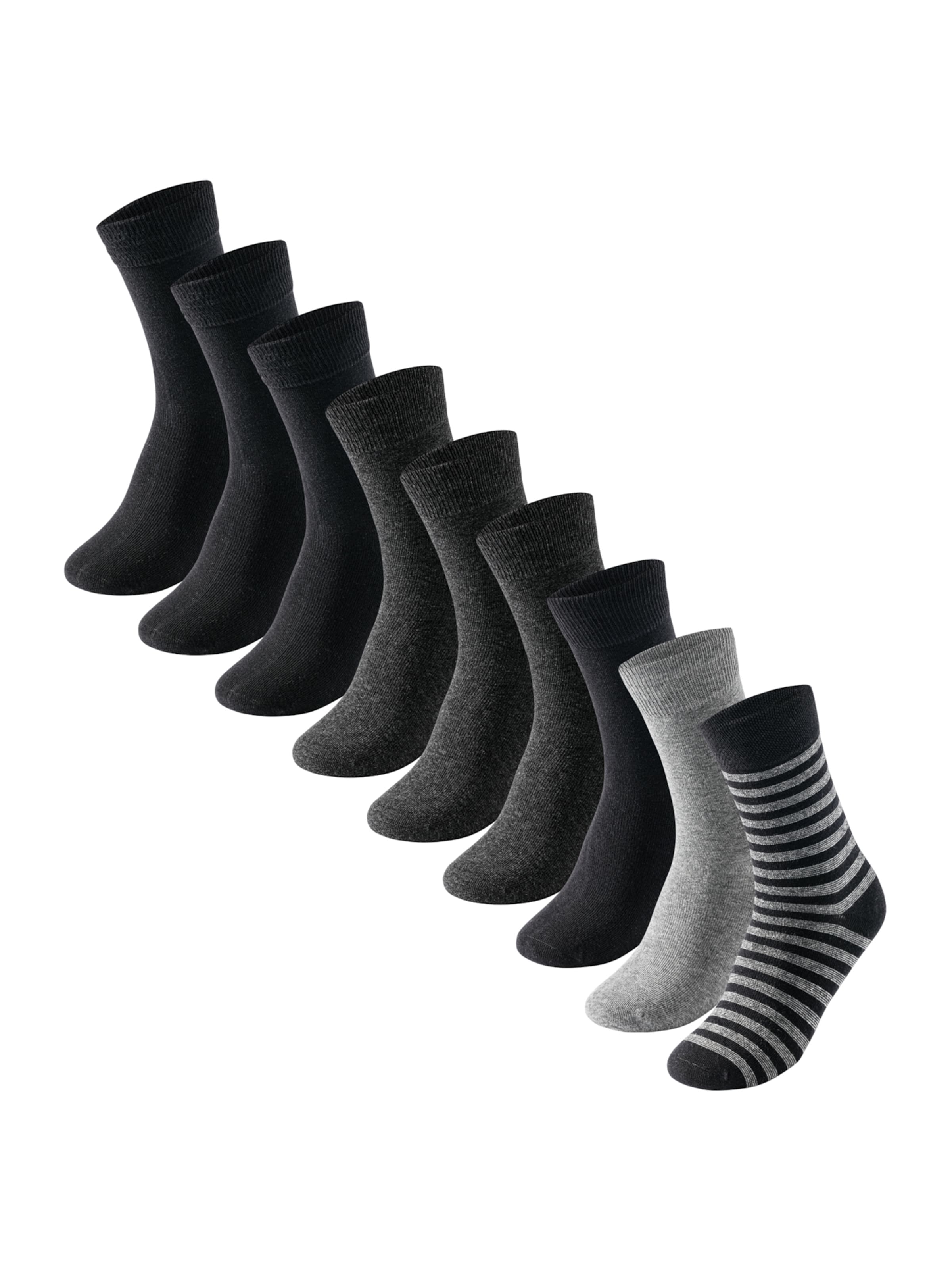 uncover by SCHIESSER Socken in Schwarz: Vorderseite