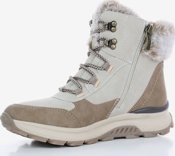 Relife Stiefelette, Warm gefüttert, Weite G in Grau: Vorderseite