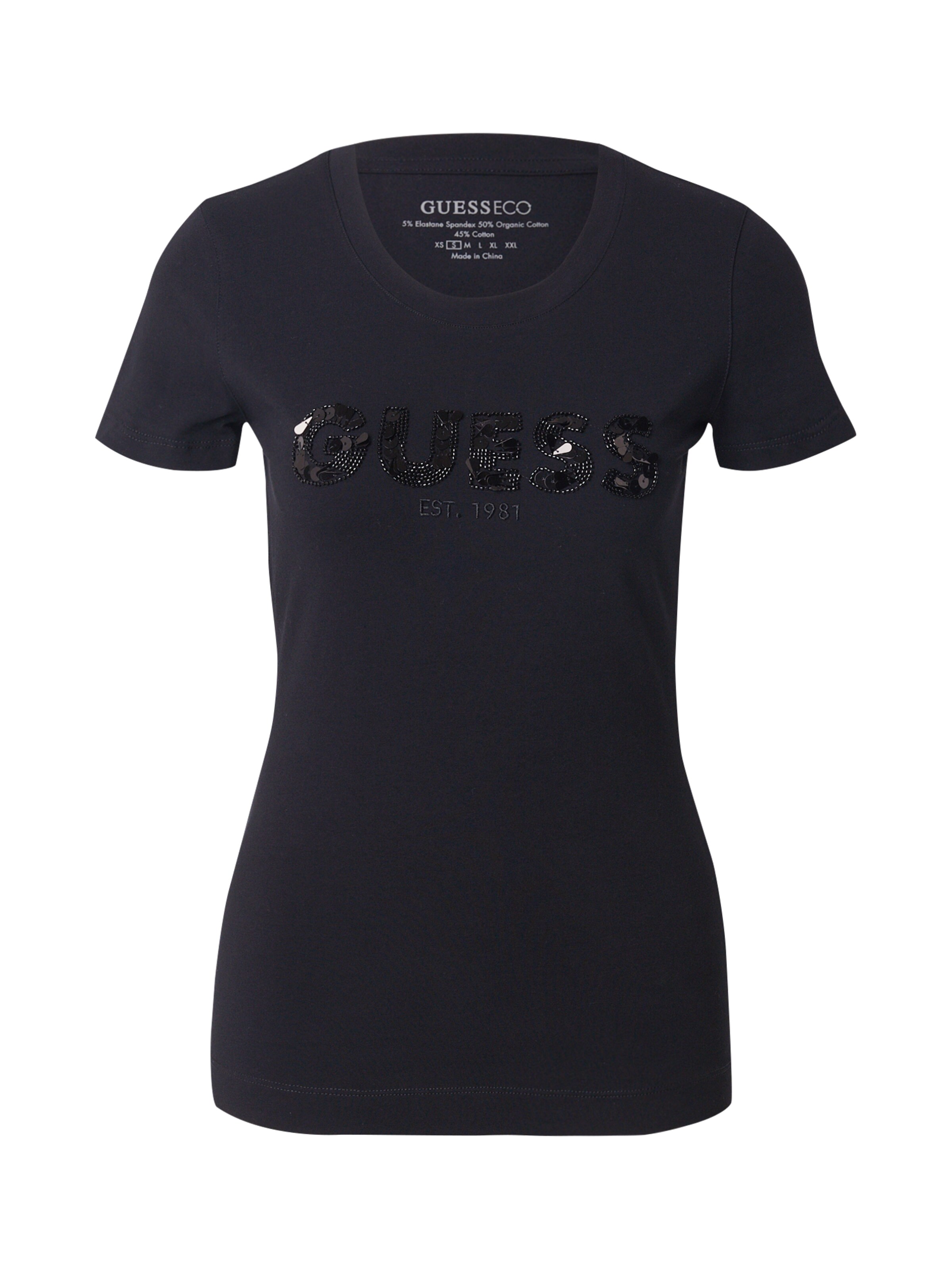 GUESS Shirt in Black: front