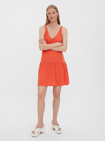 VERO MODA - Vestido 'ULJAJUNE' em laranja