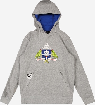 Coupe regular Sweat de sport ADIDAS PERFORMANCE en gris : devant