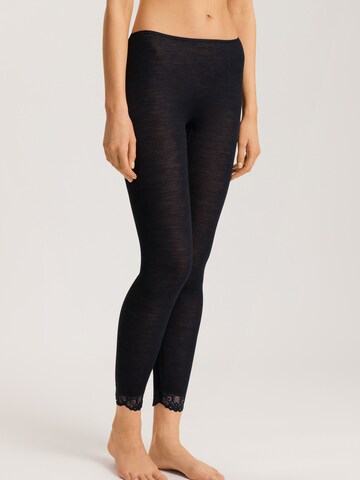 Skinny Sous-vêtements longs ' Woolen Lace ' Hanro en noir : devant