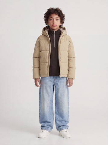 Jack & Jones Junior Winter Jacket in Beige