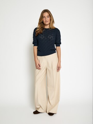 Pullover 'Lamina' di minus in blu