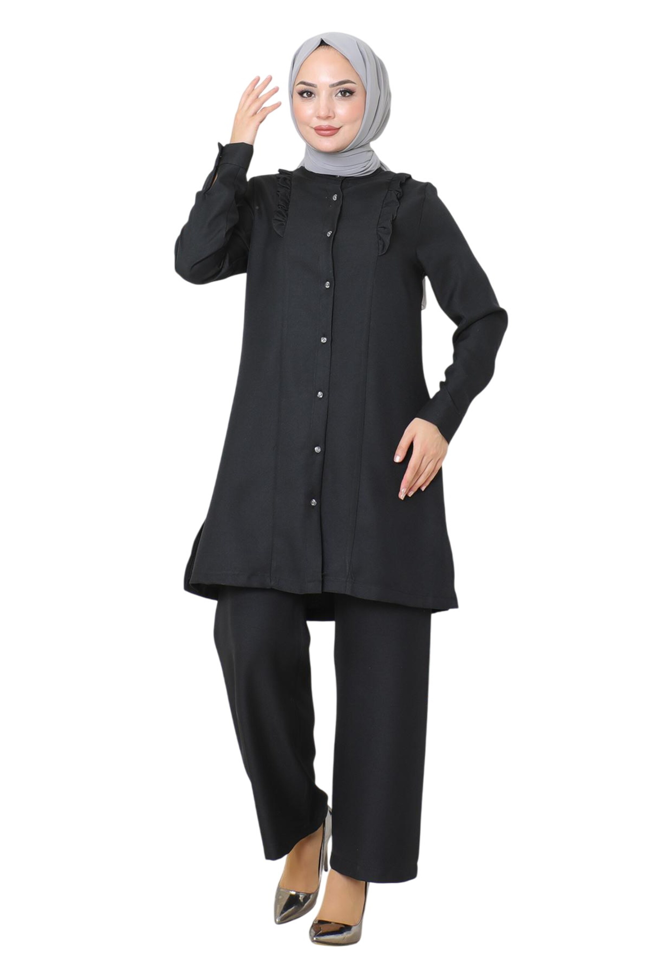 MODAMIHRAM Hosenanzug in Schwarz