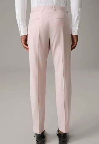 Coupe slim Pantalon à plis STRELLSON en rose