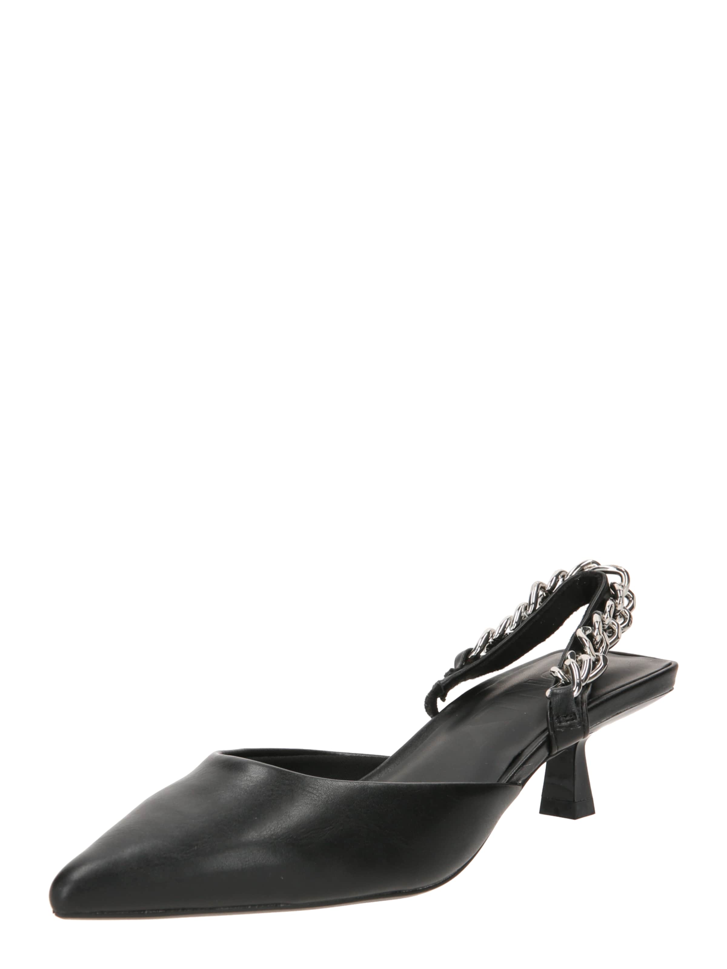 ONLY Slingpumps i sort / sølv, Produktvisning