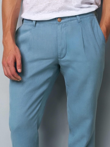 Coupe slim Pantalon chino MEYER en bleu