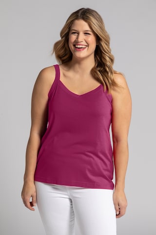 Ulla Popken Shirt in Rood: voorkant
