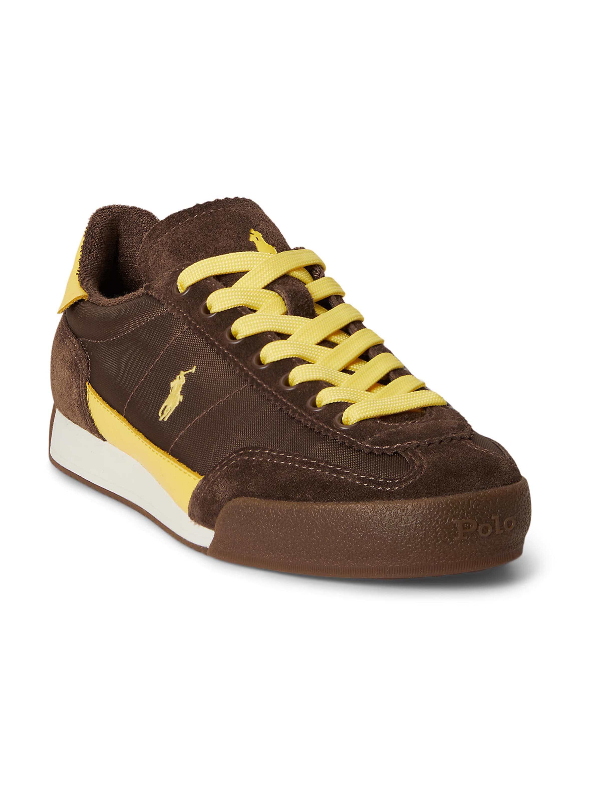 Polo Ralph Lauren Platform trainers 'HESTER' in Brown: front