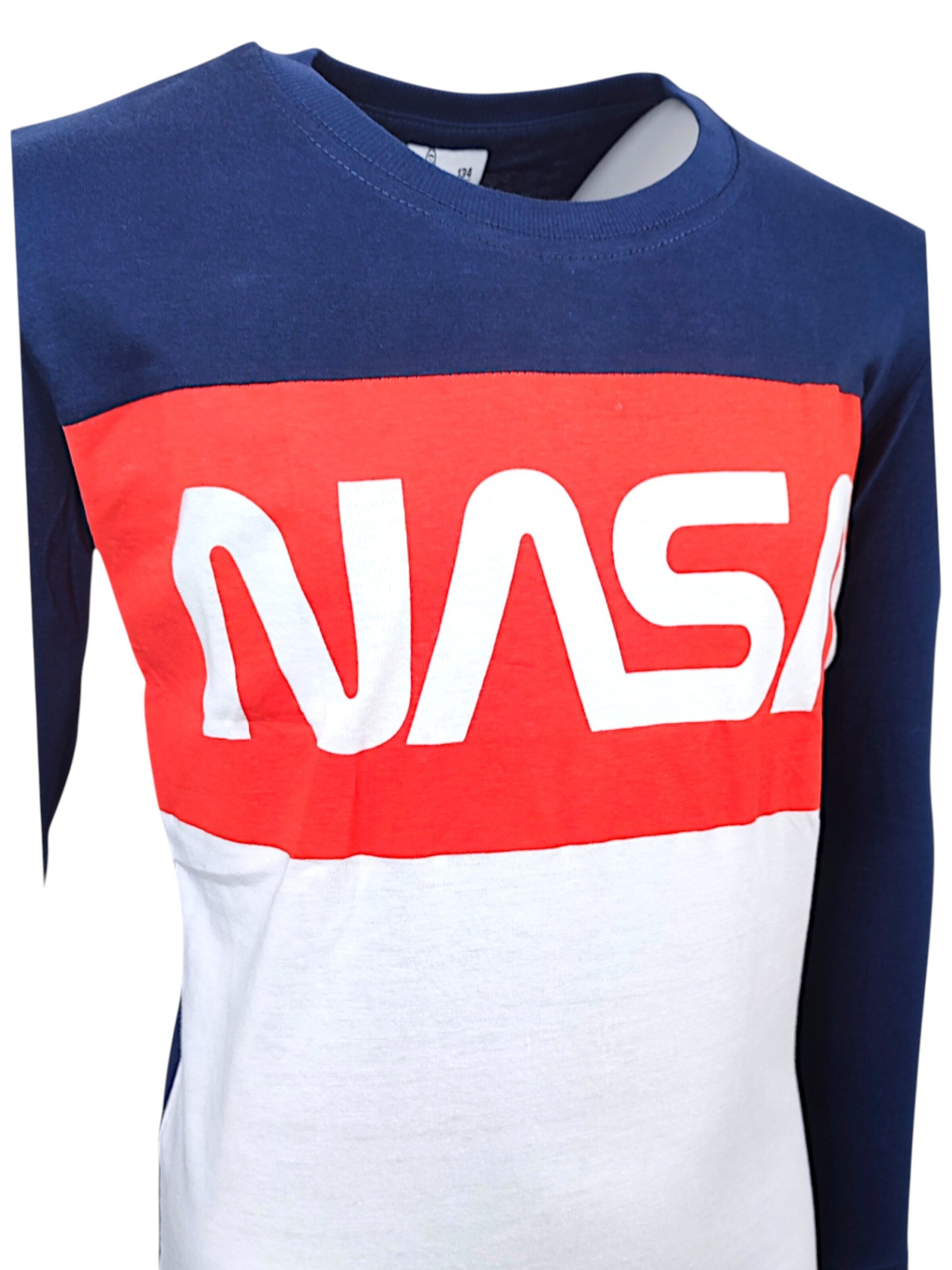 NASA Shirt 'NASA'‌‌‌‌‌‌‌‌‌‌ in Blau