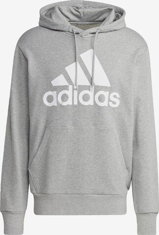 ADIDAS SPORTSWEAR - Sweatshirt de desporto 'Essentials' em cinzento: frente