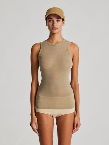 Top 'Alberte' di Gai+Lisva in beige: frontale