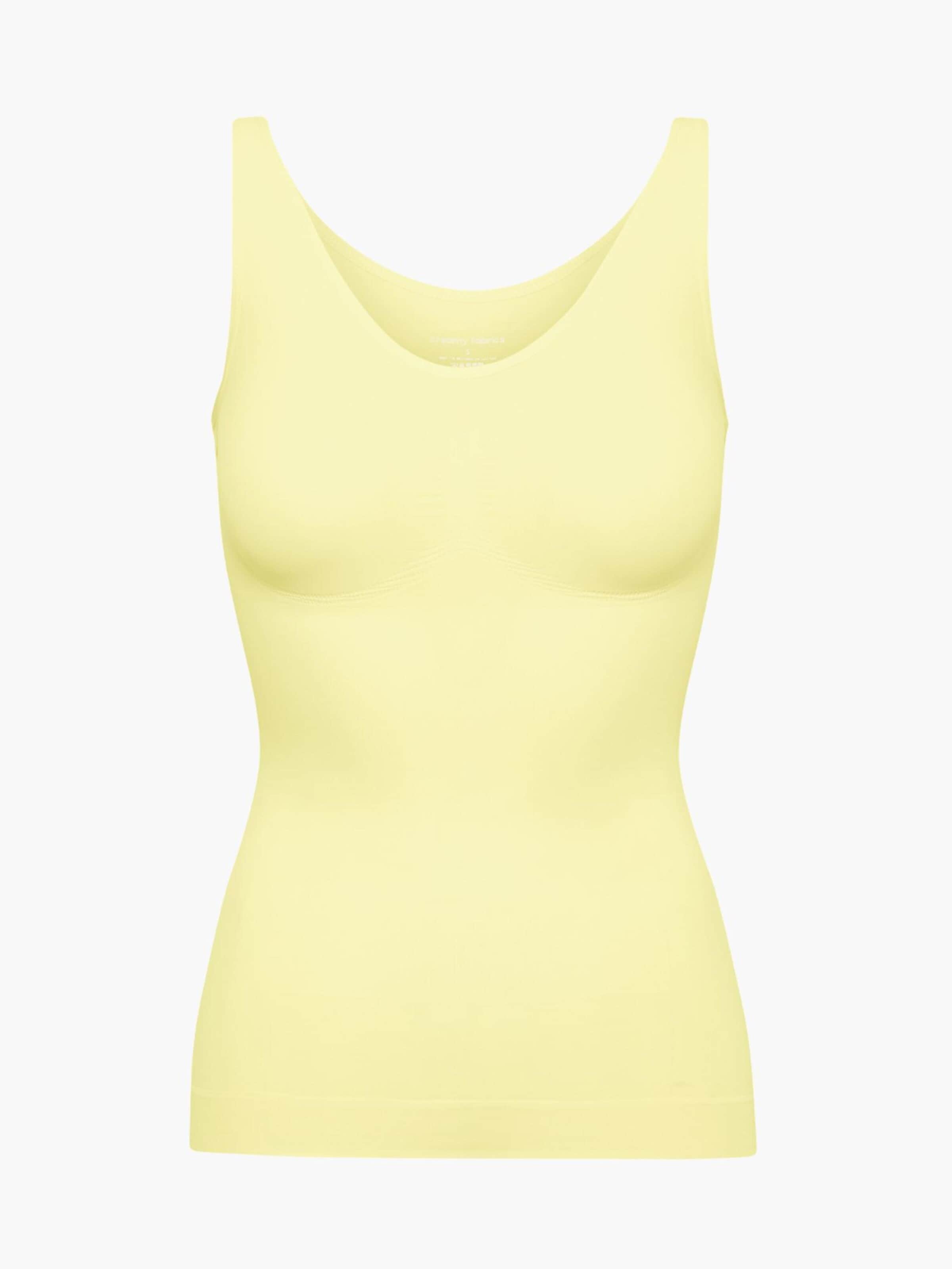 Haut modelant 'Figurformendes Shapewear Tanktop' cfab (formerly creamy fabrics) en jaune : devant