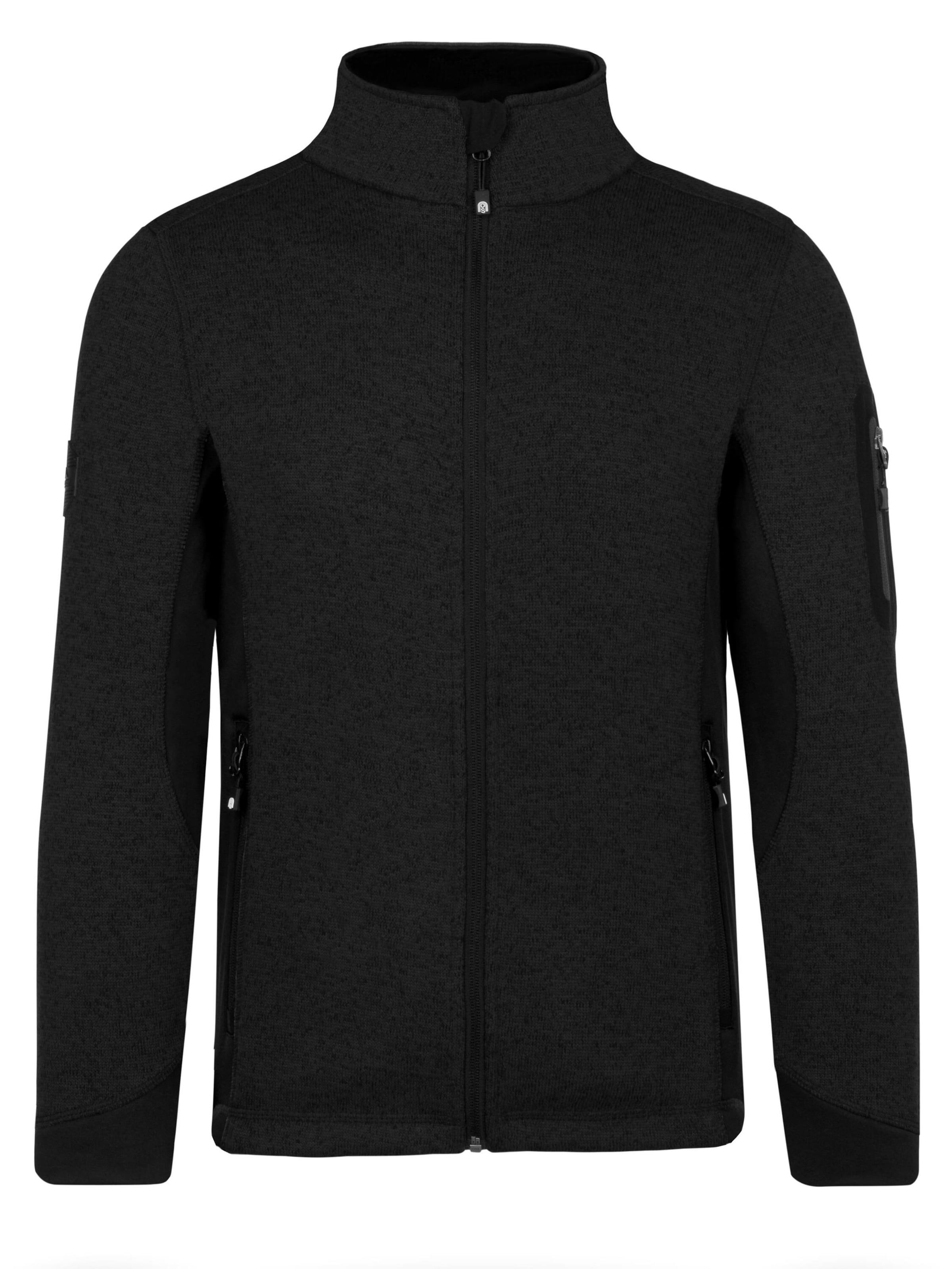 normani Fleece jacket 'Wapusk' in Black: front