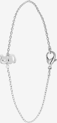 Lucardi Armband in Silber: Vorderseite