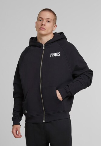 Pequs Sweat jacket in Black