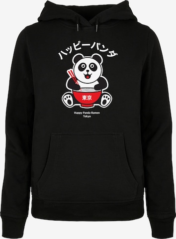 Merchcode Sweatshirt 'TORC - Happy Panda' in Black: front