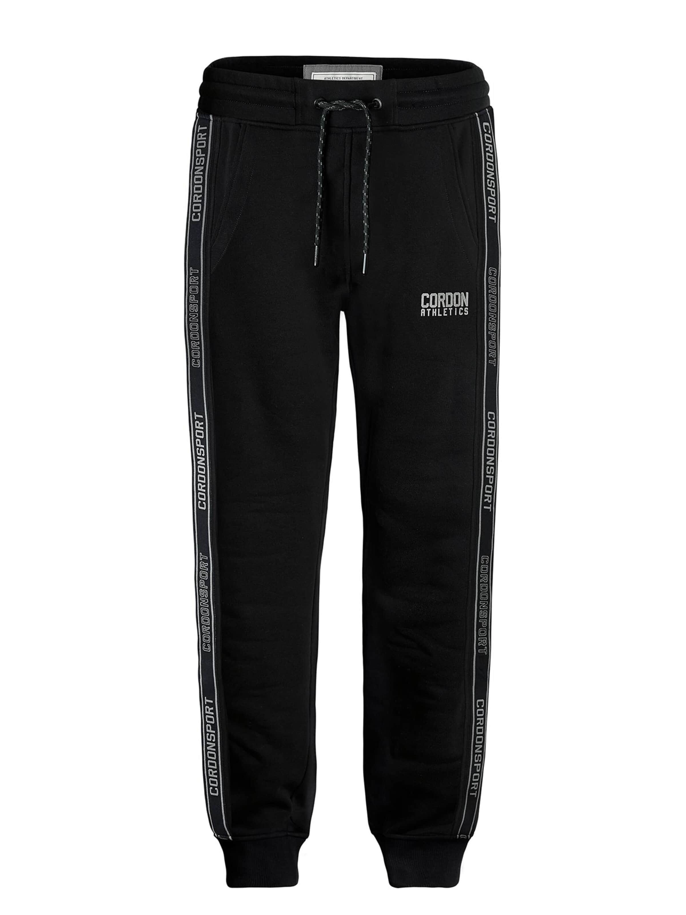Cordon Sport Regular Workout Pants 'Linus' in Black: front