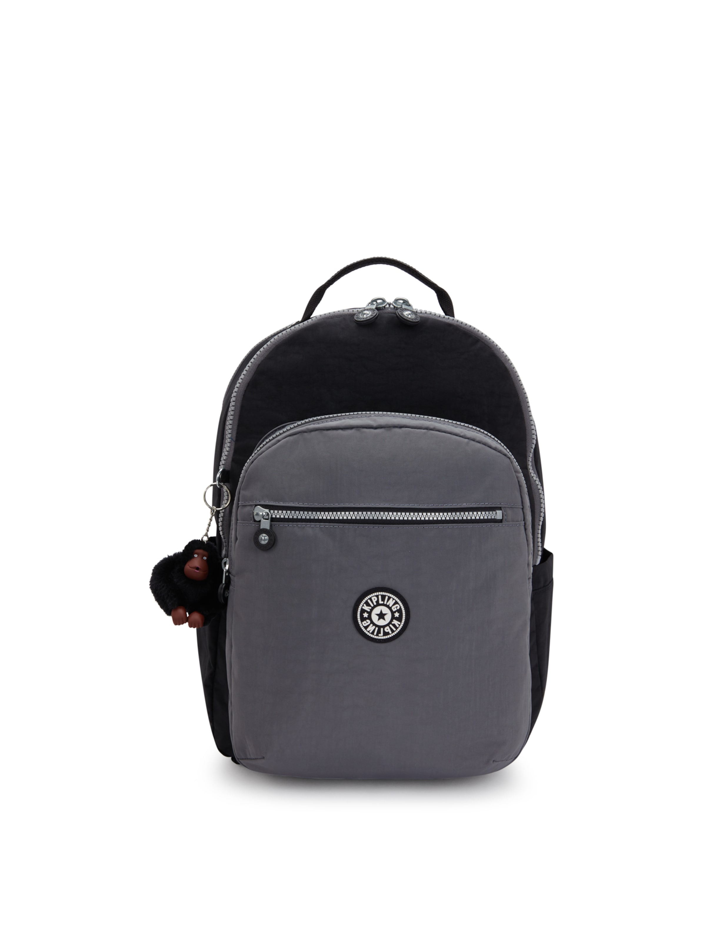 KIPLING - Mochila 'Seoul College Extra' en negro: frente