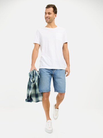 CAMEL ACTIVE Loosefit 5-Pocket Denim Shorts aus Baumwolle in Blau