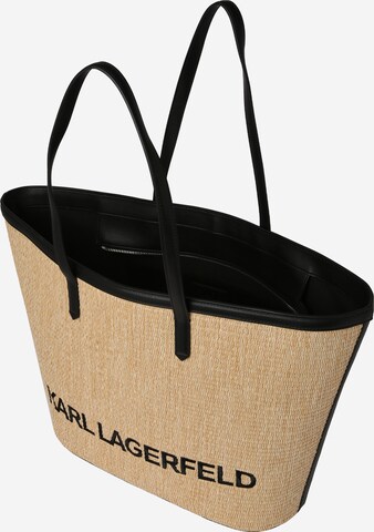 Karl Lagerfeld Nakupovalna torba 'Essential' | bež barva