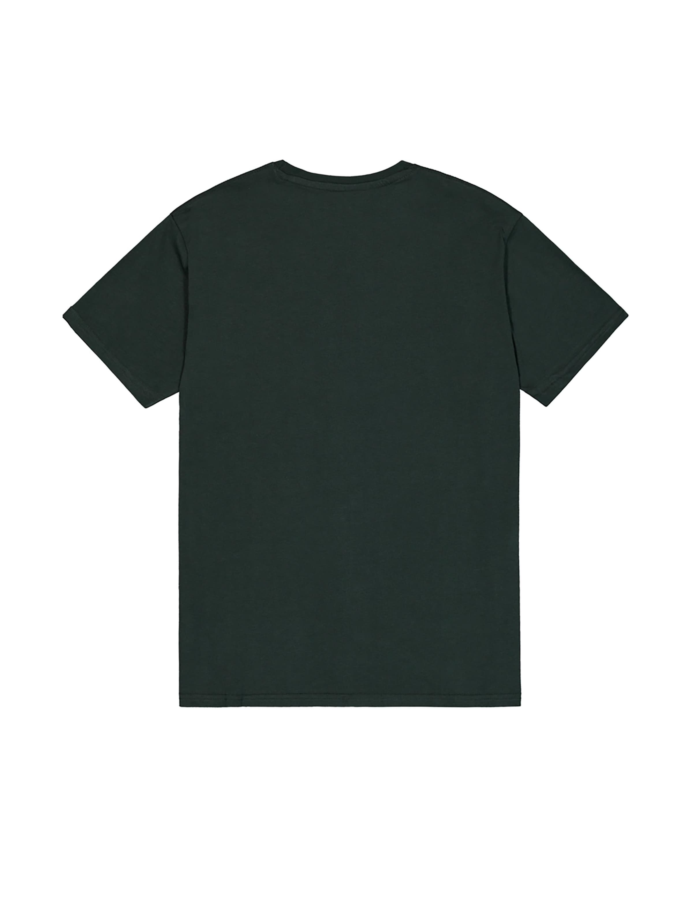 ALPHA INDUSTRIES Shirt 'Basic Small Logo'‌‌ in Grün