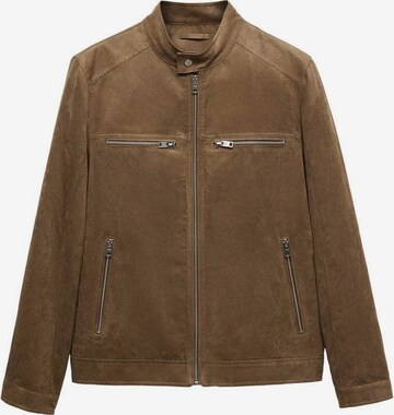 MANGO MAN Between-Season Jacket 'Boy' in Brown: front