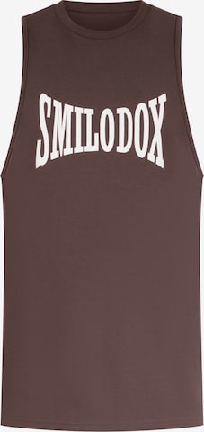 Smilodox Shirt 'Classic Pro' in Bruin: voorkant