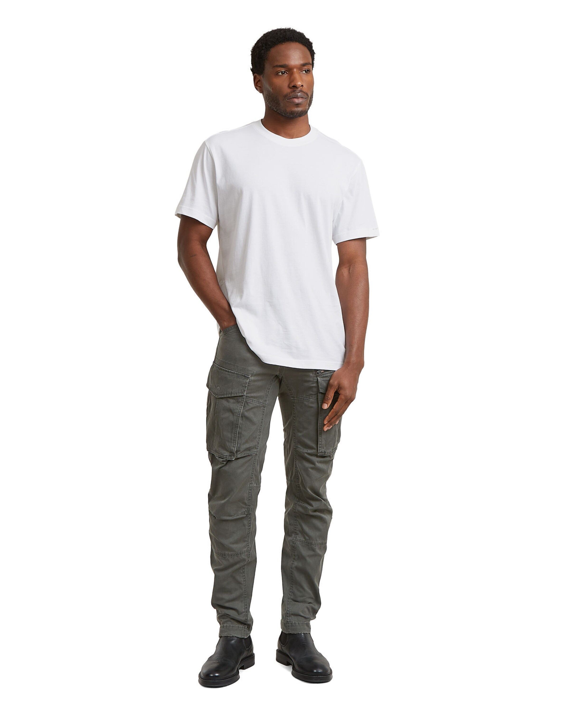 Effilé Pantalon cargo 'O 5' G-STAR en gris