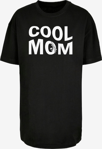 Merchcode T-Shirt 'Mothers Day - Cool Mom' in Schwarz: predná strana