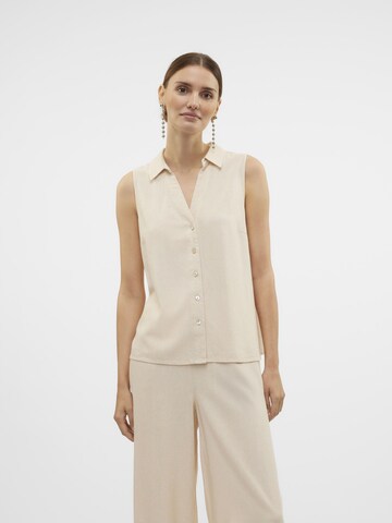 VERO MODA Blouse 'VMMymilo' in Beige: front
