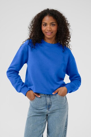 Kaffe Sweatshirt 'Berta' in Blauw: voorkant