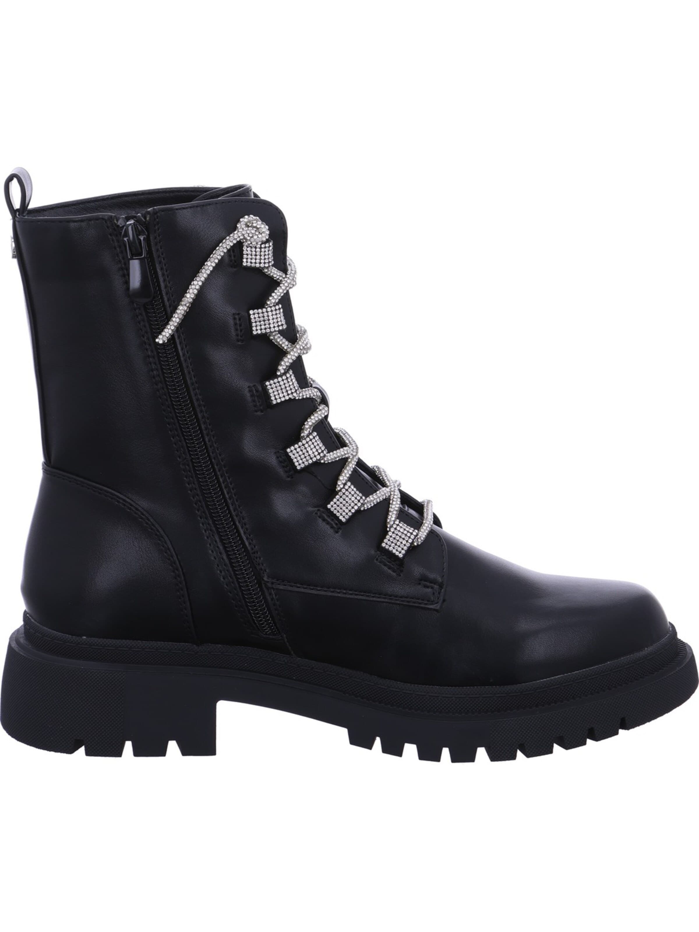LA STRADA Booties 'La Strada Schnürstiefel Schwarz' in Black