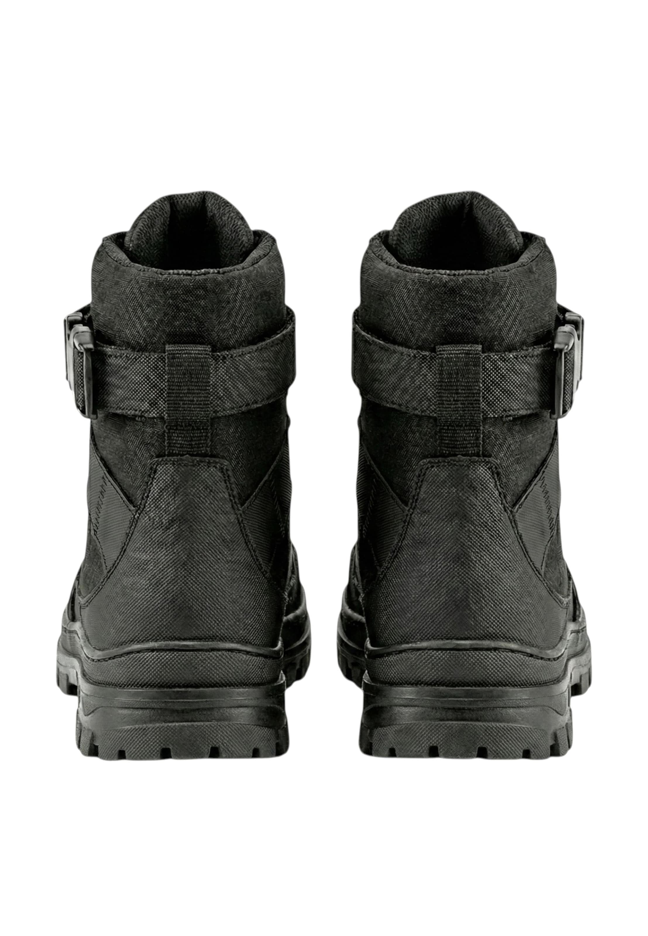 Brandit Schnürstiefelette in Schwarz