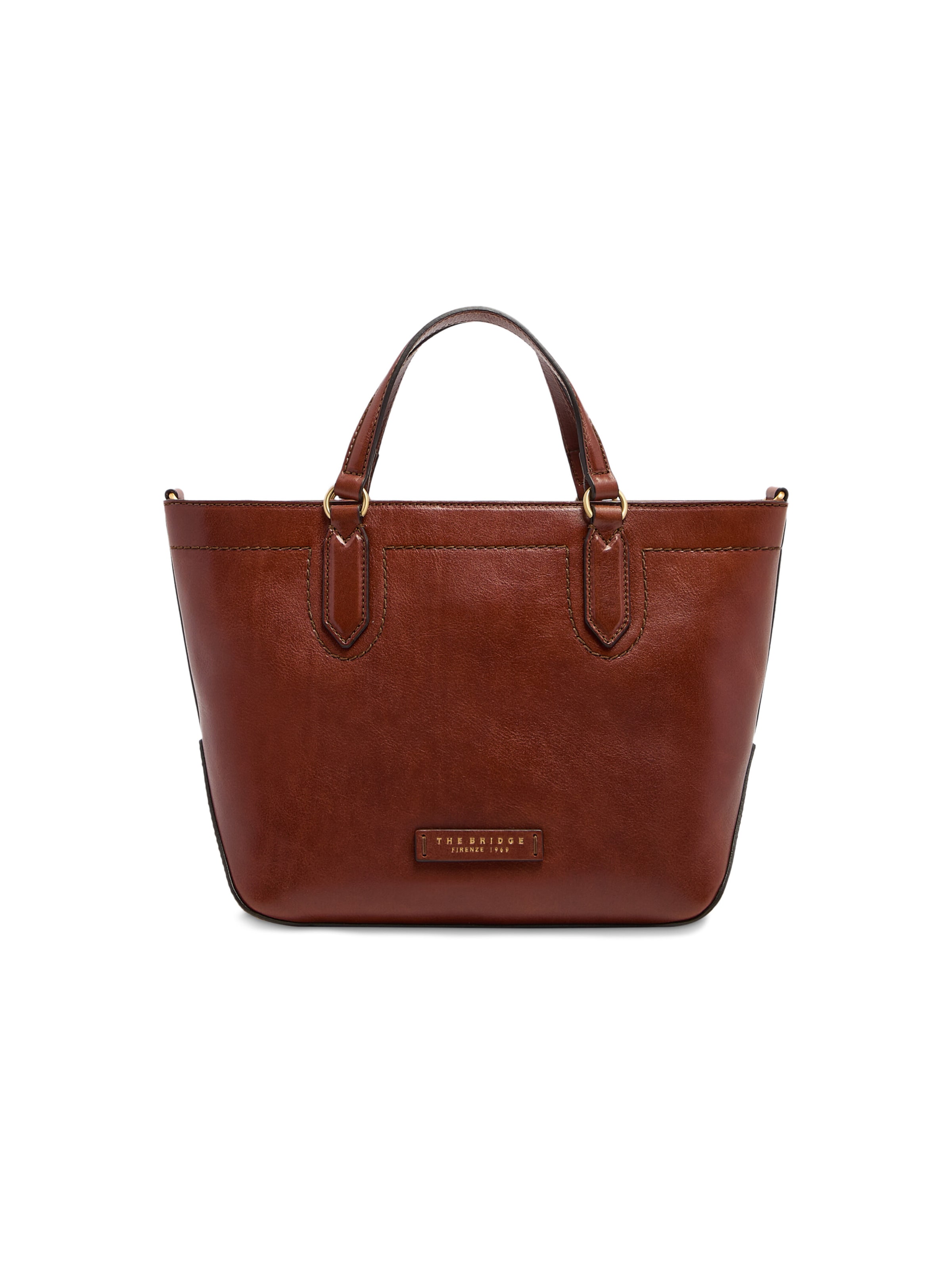 The Bridge Shoulder bag in Brown: front