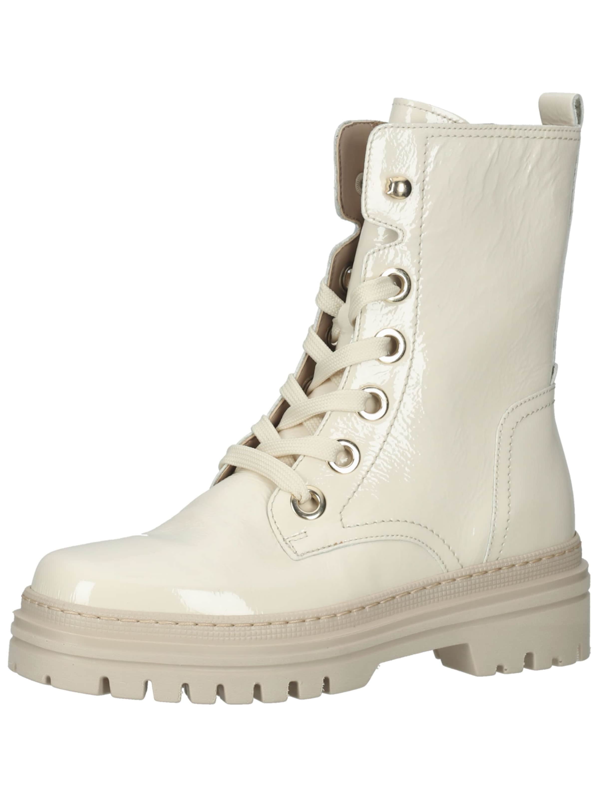 Stivaletto stringato di GABOR in bianco: frontale
