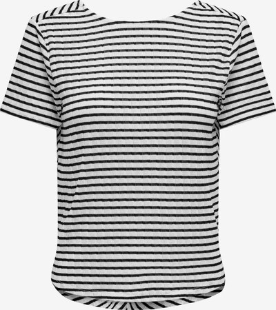 ONLY T-shirt 'SANDY' en noir / blanc, Vue avec produit